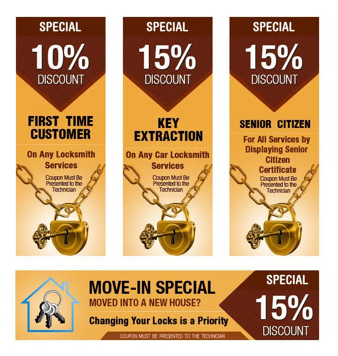 Super Locksmith Service Cedar Knolls, NJ 973-891-3326 - coupon1-set-four
